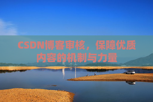CSDN博客审核，保障优质内容的机制与力量